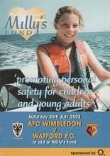 AFC Wimbledon v Watford   26-Jul-2003