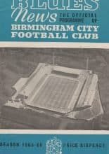 Birmingham City v Wolverhampton Wanderers  11-Apr-1966