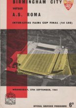 Birmingham City v AS Roma  27-Sep-1961