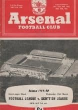 Football League v Scottish League   23-Mar-1960