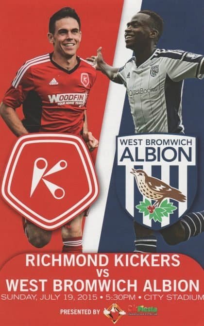 Richmond Kickers v West Bromwich Albion   19-July-2015