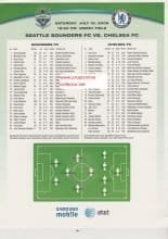 Seattle Sounders v Chelsea  18-Jul-2009