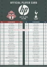 Toronto v Tottenham Hotspur   23-Jul-2014