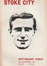 Stoke City v Nottingham Forest  25-Sep-1965