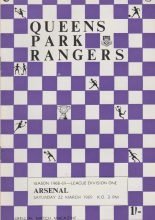 Queens Park Rangers v Arsenal  22-Mar-1969