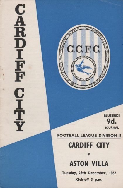 Cardiff City v Aston Villa  26-Dec-1967