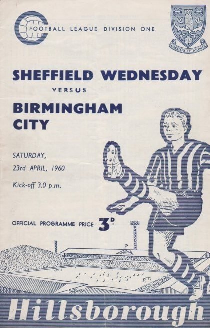 Sheffield Wednesday v Birmingham City 23-Apr-1960