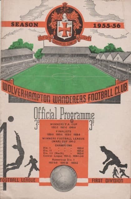 Wolverhampton Wanderers v Birmingham City  29-Oct-1955