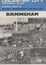 Leicester City v Birmingham City   09-Aug-1969