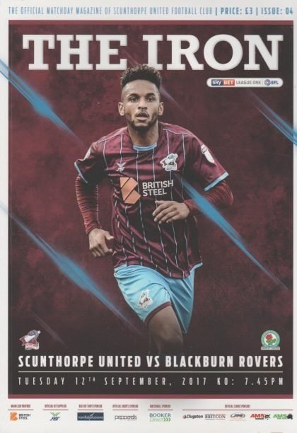 Scunthorpe United v Blackburn Rovers  12-Sep-2017