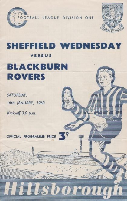 Sheffield Wednesday v Blackburn Rovers 16-Jan-1960