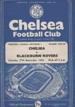 Chelsea v Blackburn Rovers 27-Dec-1958