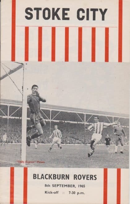 Stoke City v Blackburn Rovers  08-Sep-1965