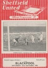 Sheffield United v Blackpool   22-Oct-1955