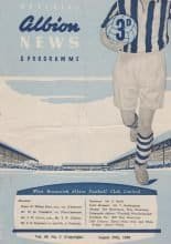 West Bromwich Albion v Bolton Wanderers 30-Aug-1958