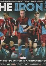 Scunthorpe United v AFC Bournemouth 08-Dec-2012