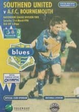 Southend United v AFC Bournemouth 21-Mar-1998