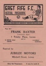 East Fife v Brechin City 28-Sep-1963