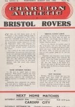 Charlton Athletic v Bristol Rovers 26-Aug-1959