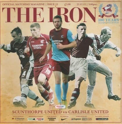 Scunthorpe United v Carlisle United 22-Dec-2012