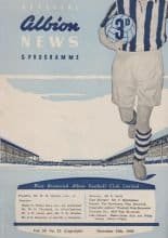 West Bromwich Albion v Chelsea 13-Dec-1958