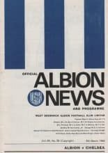 West Bromwich Albion v Chelsea 08-Mar-1969