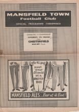 Mansfield Town v Chesterfield   19-Mar-1960