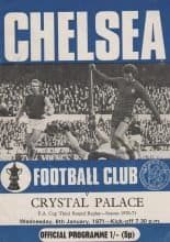 Chelsea v Crystal Palace 06-Jan-1971