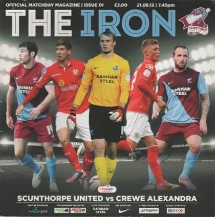 Scunthorpe United v Crewe Alexandra  21-Aug-2012