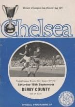 Chelsea v Derby County 18-Sep-1971