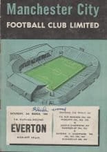 Manchester City v Everton 03-Mar-1956