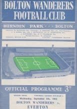 Bolton Wanderers v Everton  04-Sep-1963