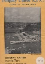 Torquay United v Exeter City 29-Dec-1956