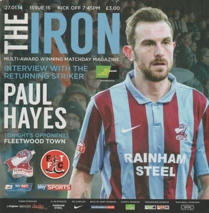 Scunthorpe United v Fleetwood Town  27-Jan-2014