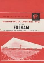 Sheffield United v Fulham 15-Sep-1965