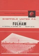 Sheffield United v Fulham  09-Sep-1964