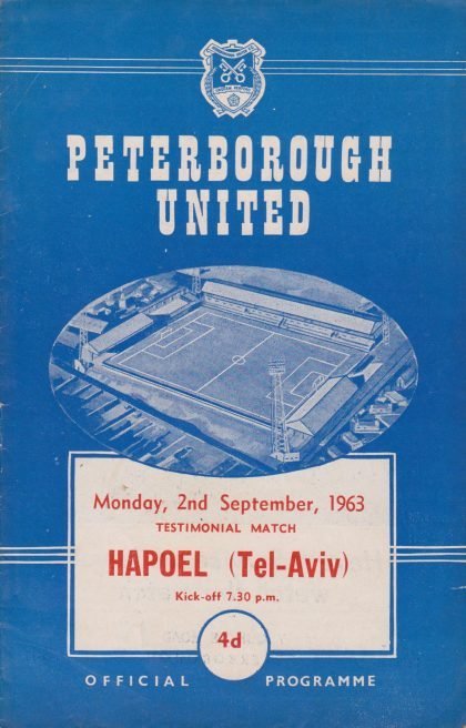 Peterborough United v Hapoel Tel Aviv  02-Sep-1963