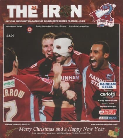 Scunthorpe United v Hartlepool United  26-Dec-2008