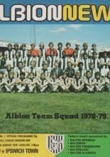 West Bromwich Albion v Ipswich Town 19-Aug-1978