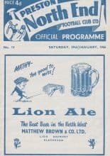 Preston North End v Ipswich Town  29-Jan-1966