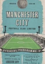 Manchester City v Leicester City 29-Apr-1959