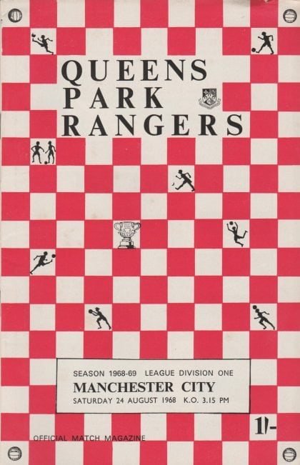 Queens Park Rangers v Manchester City  24-Aug-1968