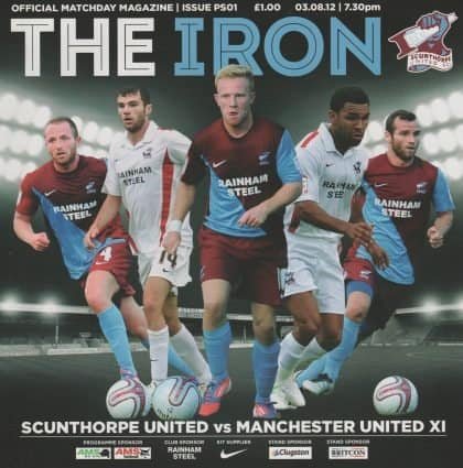 Scunthorpe United v Manchester United XI    03-Aug-2012
