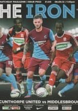 Scunthorpe United v Middlesbrough   08-Aug-2012