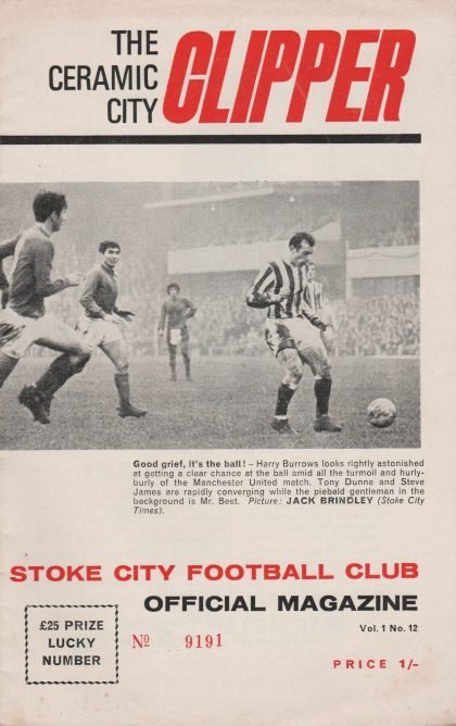 Stoke City v Newcastle United  07-Dec-1968