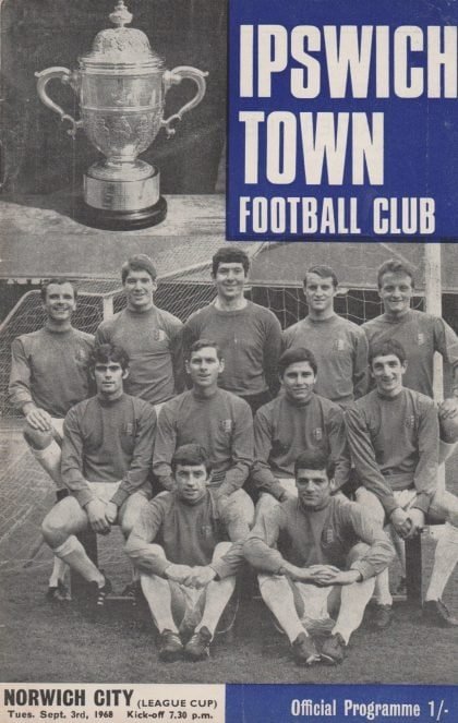 Ipswich Town v Norwich City  03-Sep-1968