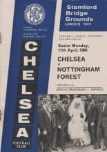 Chelsea v Nottingham Forest 11-Apr-1966