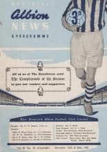 West Bromwich Albion v Nottingham Forest 26-Dec-1959