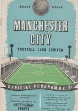 Manchester City v Nottingham Forest  28-Mar-1959