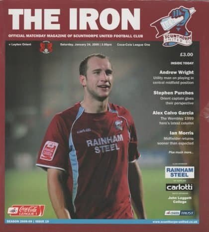 Scunthorpe United v Leyton Orient  24-Jan-2009